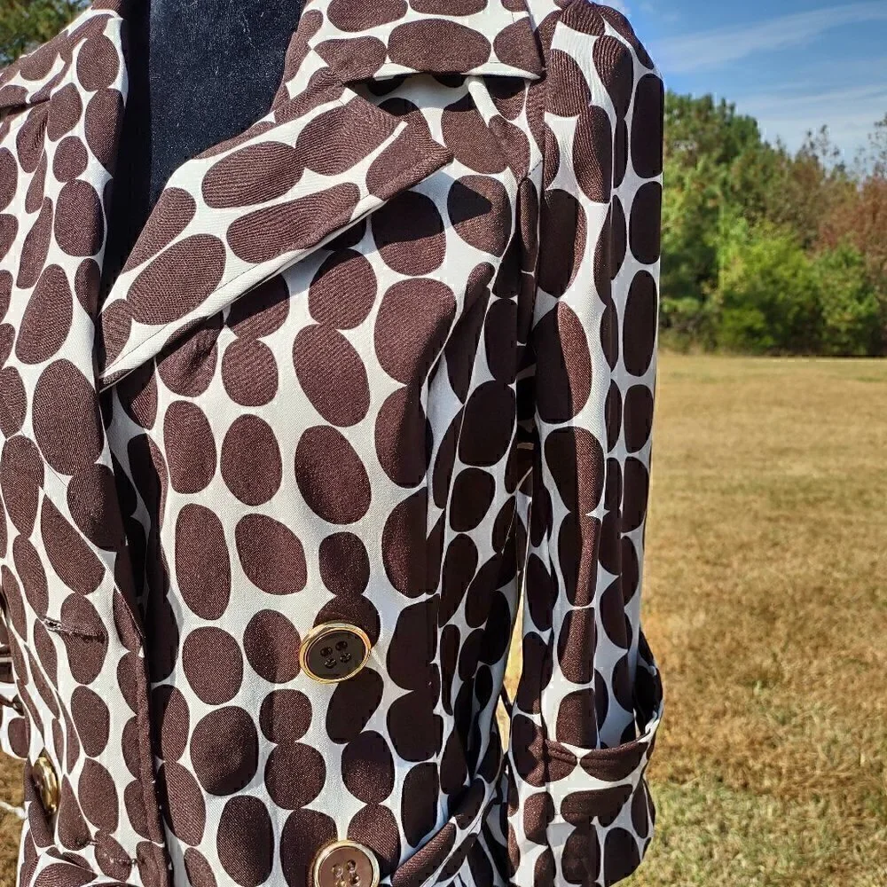 Heart And Soul Brown White Jacket Size Small - Picture 3 of 8